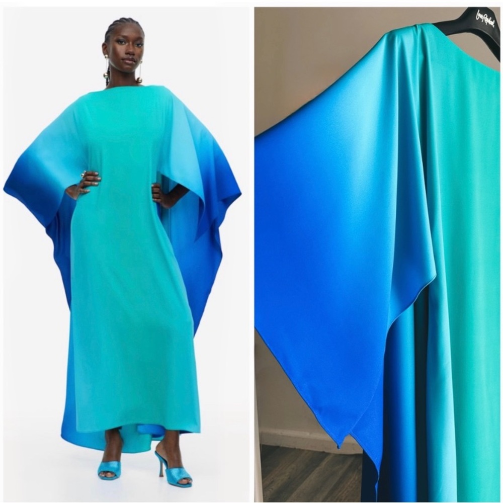 H&M Ramadan Modest Tie Dye Limited Edition Kaftan Dress - Brand new with tags